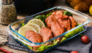 Homiu 2-Piece Glass Casserole Dish Set – Oven & Freezer Safe Bakeware