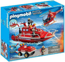 Playmobil 9503 Fire Brigade Set with Underwater Motor