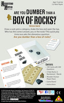 Are You Dumber Than a Box of Rocks? Game