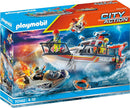 Playmobil City Action 70140 Sea Rescue: Fire Rescue with Personal Watercraft