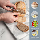 Homiu White Marble Chopping Board – 40x30cm Heat-Resistant