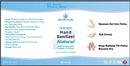 Hand Sanitiser Pack of 6 Gel 70% Alcohol 60 ML Anti-Bacterial Kills 99.9% Bacteria and Germs Pocket Size