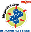 Geomag 133" Magicube River Animals Building Set