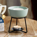 Yankee Candle Accessory Ceramic Oil Burner Green 12 cm