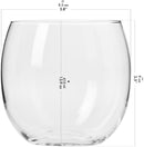 Krosno Water Juice Drinking Glasses | Set of 6 | 410 ML | Harmony Collection