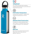 Hydro Flask Standard Mouth 18oz, Cobalt Blue