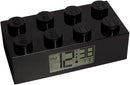 By ClicTime LEGO Black Brick Clock, 2.75 inches