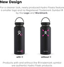 Hydroflask 40oz Wide Mouth White