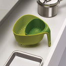 Joseph Joseph Nest Colanders - Green, 23.5 x 22.1 x 13.3 cm