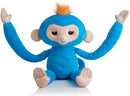 Fingerlings HUGS - BORIS (Blue)- Friendly Interactive Plush Monkey Toy - by WowWee