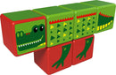 Geomag 133" Magicube River Animals Building Set