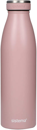 Sistema 500 ml Stainless Steel Bottle Pink