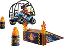 Playmobil Stunt Show 70820 Starter Pack – Quad with Fire Ramp, Toys for Children Ages 4+