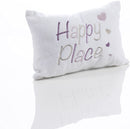 Homiu Bath Pillow Microfibre 240 GSM with Embroidered Design and 2 Non- Slip Suction Pads Bathtub Cushion