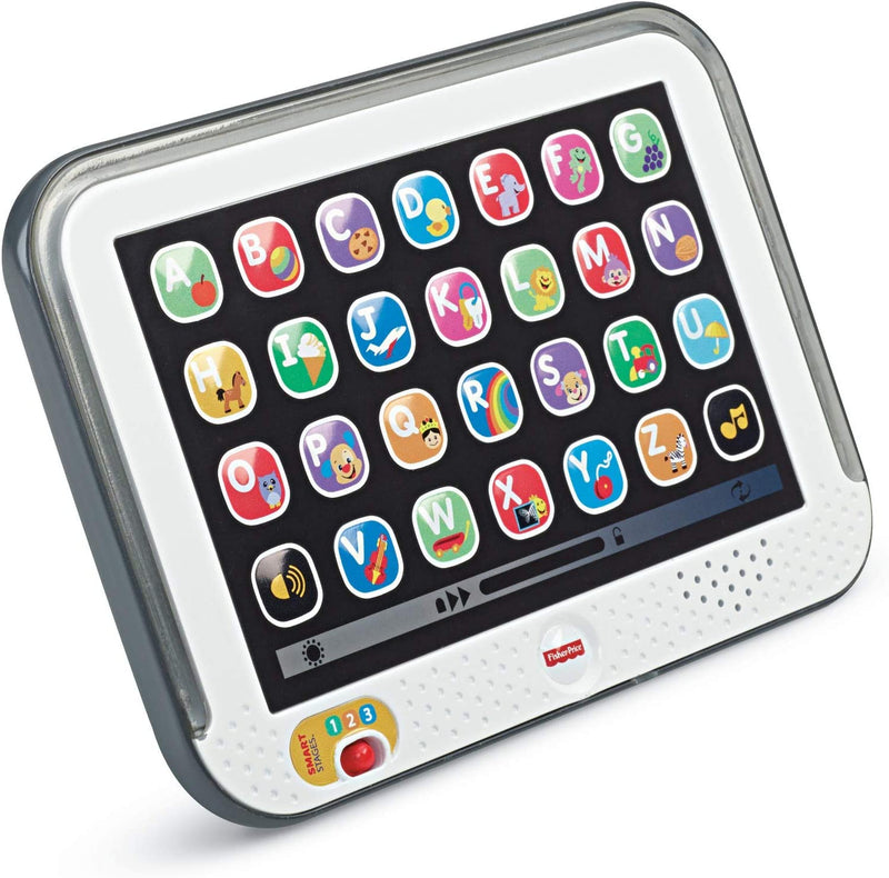 Fisher-Price Laugh & Learn Smart Stages Tablet White Kid Sensory Learn Teach Tab