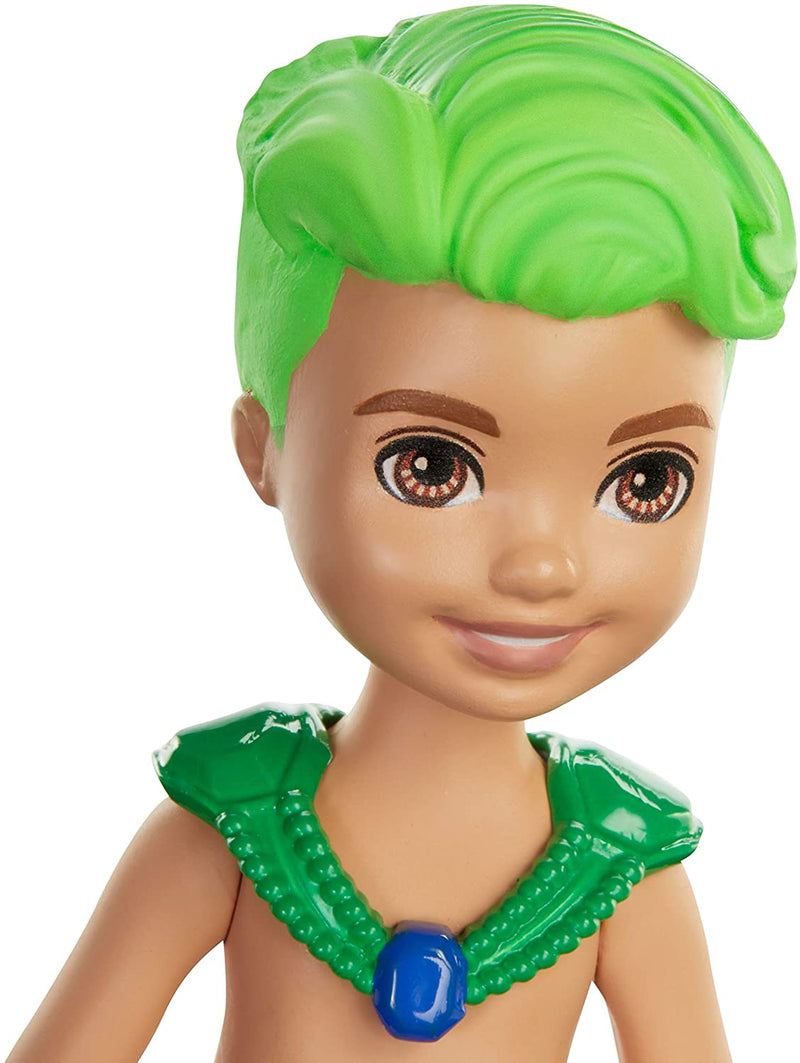 Barbie Dreamtopia Chelsea Merboy Mermaid Doll, Green