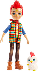 ENCHANTIMALS REDWARD ROOSTER DOLL & CLUCK FIGURE