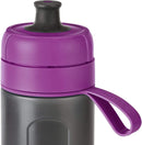 BRITA Fill and Go Active Sports Water Filter Bottle BPA Free, Purple, 600 ml with  Pack of 4 MicroDiscs,