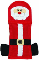 Outward Hound Fire Hose Santa Squeak Dog Toy, Small