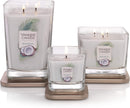 Yankee Candle Elevation Collection with Platform Lid 3-Wick Square Scented Candle, Wax, Shore Breeze, Small