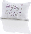 Homiu Bath Pillow Microfibre 240 GSM with Embroidered Design and 2 Non- Slip Suction Pads Bathtub Cushion