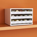 YouCopia Chef's Edition SpiceStack 30-Bottle Organizer with Universal Drawers, White