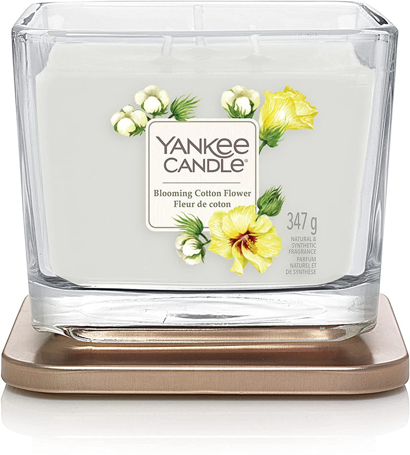 Yankee Candle Elevation Medium Jar Blooming Cotton Flower