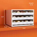 YouCopia Chef's Edition SpiceStack 30-Bottle Organizer with Universal Drawers, White