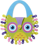 Melissa & Doug Loop It! Beginner Arts & Craft Kit Owl Tote