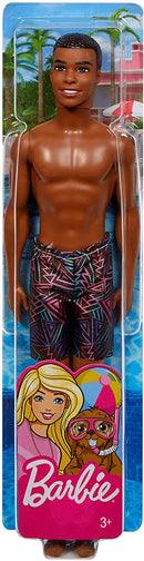 Barbie Boy, sun-sational Beach Doll, With patterned swimming trunks