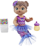 Baby Alive Shimmer ‘n Splash Mermaid Baby Doll (Brown Hair)