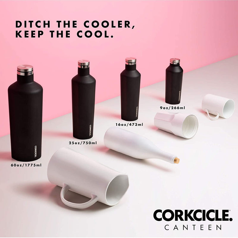 Corkcicle Canteen 60oz Brushed Steel
