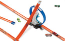 Hot Wheels Track Builder Connectable Loop Launcher Set with Diecast and Mini Toy Car