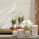 Yankee Candle Elevation Collection with Platform Lid 3-Wick Square Scented Candle, Wax, Shore Breeze, Small