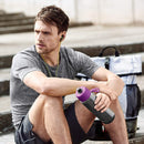 BRITA Fill and Go Active Sports Water Filter Bottle BPA Free, Purple, 600 ml with  Pack of 4 MicroDiscs,