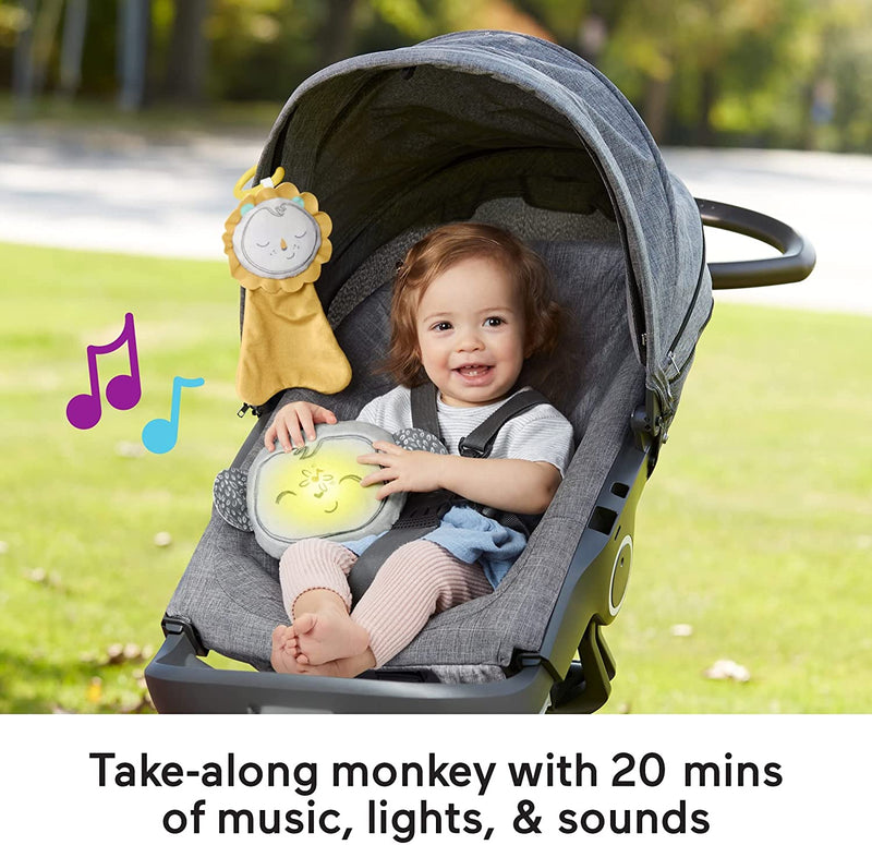 Fisher-Price Snugamonkey Go Bananas Gym Monkey-Themed Infant Playmat