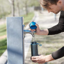 BRITA Fill and Go Active Sports Water Filter Bottle BPA Free, Blue, 600 ml with Pack of 4 MicroDiscs,