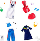 Barbie Clothes: Outfit Inspired by Olympic Games Tokyo 2020 Doll, Sport Top and Skirt with Sneakers and Sunglasses