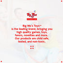 Big Mo's Toys Tool Belt - Kids Brown Faux Suede Pretend Play Belt for Tools with Adjustable Strap