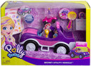 Polly Pocket super-sporty S.U.V, Includes accessories and removable vinyl sticker to decorate Polly's car, Multi-Colour