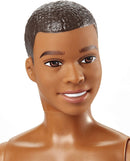 Barbie Ken Doll, Sun-Sational Beach Doll, Patterned Trunks, Dark Skin Multi Coloured New
