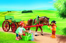 Playmobil Country 6932 Horse Drawn Wagon with Children and Driver, for Ages 5+