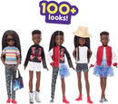 CREATABLE WORLD Deluxe Character Kit Customisable Doll, Creative Play for All Kids 6 Years Old and Up, Black Braided Hair