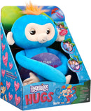 Fingerlings HUGS - BORIS (Blue)- Friendly Interactive Plush Monkey Toy - by WowWee