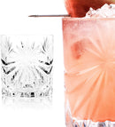 RCR Oasis Crystal Short Whisky Water Tumblers Glasses, 320 ml, Set of 6