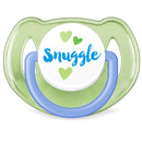 Philips AVENT Classic Pacifier, 6-18 months, Blue and Green Anchor and Snuggle, 2 Pack