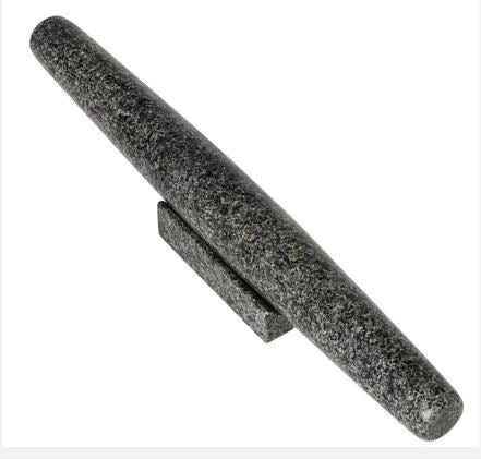 Homiu Granite Rolling pin with Stand size 40 x 4.5cm