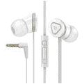 Creative Hitz MA500 High Performance Noise Isolating In Ear Headset with In Line Remote and Microphone - White