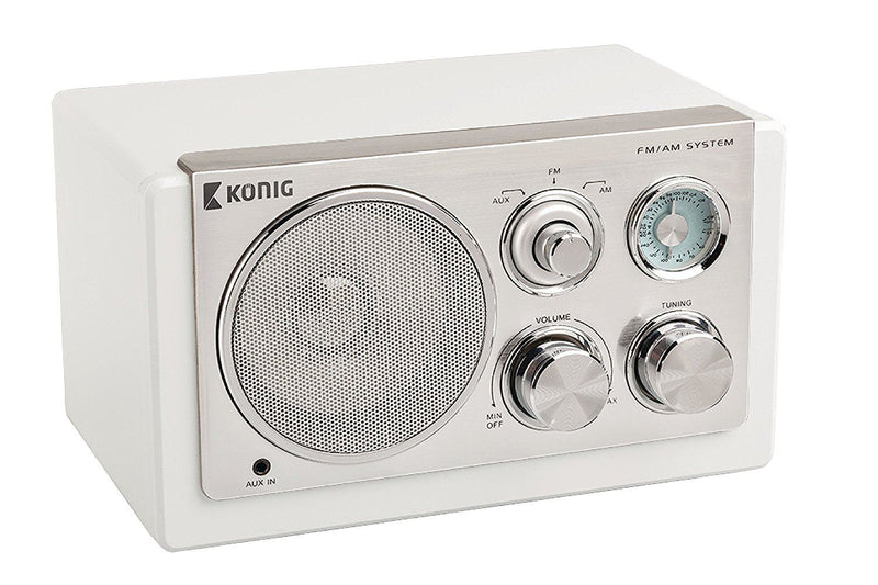 Konig Table radio retro white