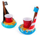 Big Mouth Toys BMDF-0005 Big Mouth BEV Sail Boats 2pk, Multi Colour